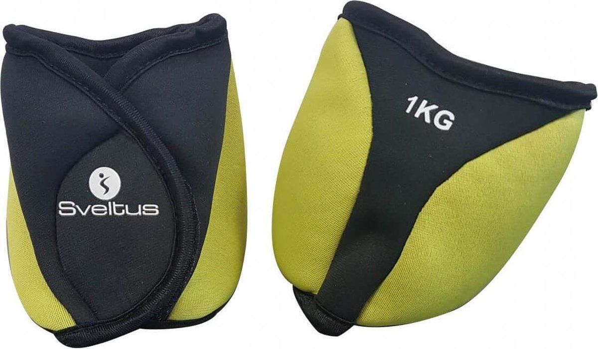 Sveltus Enkelgewichten Neopreen Groen 2 X 1 Kg