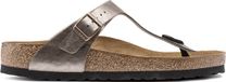 Birkenstock Gizeh BS Sandales Femme Taupe Cuir Taille 35
