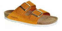 Rohde Slipper Geel Leder Tweeband maat 38