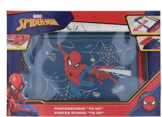 Undercover Spider-Man Bakklei Tekenset Meerkleurig Kunststof