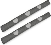Beautissu Tuuli HR – Set van 2 Tochtstopper Deur 100x8 cm – Tochtrol Antraciet Tochtkussen voor Deur en Ramen