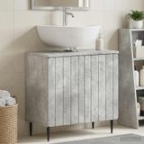 Maison Exclusive - Meuble sous-vasque ZWOLLE, couleur gris béton, 59,5 x 31,5 x 59 cm
