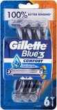 Gillette Blue 3 Wegwerpmesjes - 6 stuks
