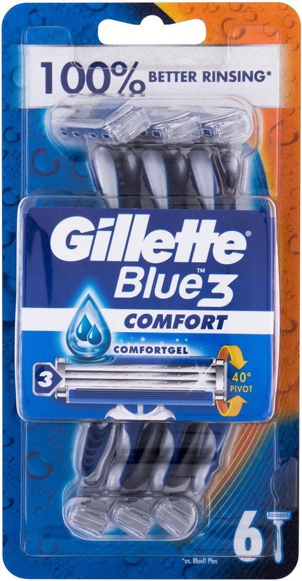 Gillette Blue 3 Wegwerpmesjes - 6 stuks
