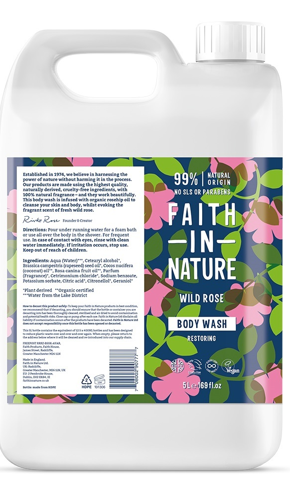 Faith in Nature Faith In Nature Wildrose Bodywash