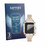 Savvies 3 Stuks Screenprotector - Geschikt voor fitonyo Smartwatch 1.29" - Beschermfolie Glas Transparant