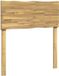 vidaXL - Live - Edge - Hoofdbord - ROSTOCK - Witgewassen - 75 - cm
