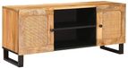 vidaXL TV-kast met plank bruin 105 x 33 x 46 cm massief mango hout