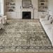 Merkloos Vloerkleed - Vintage look - Wasbaar - voor Woonkamer - Bruin - 300x400 cm
