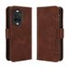 Huawei Étui portefeuille Huawei nova 16z Porte-Cartes - Marron