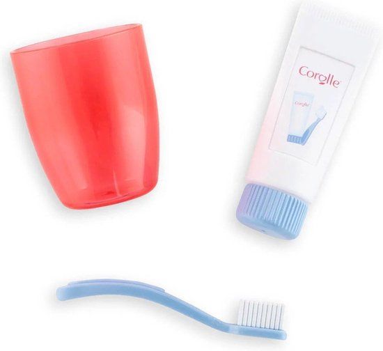 Ma Corolle Tandenborstel Set - 3-delig - Geschikt voor Babypoppen