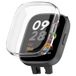 Wigento Xiaomi Volledig beschermende, transparante TPU-horlogekast voor de Xiaomi Redmi Watch 3, met elektroplating