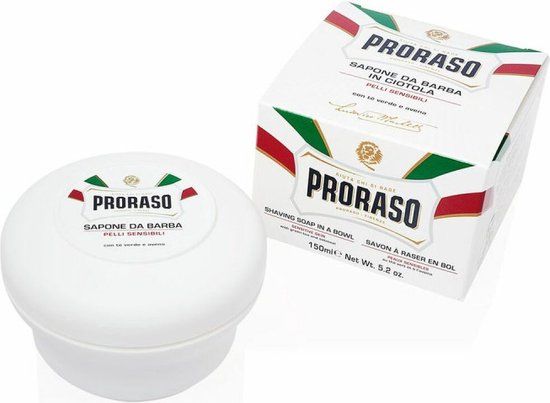 Proraso Scheerzeep White - 150 ml - Gevoelige Huid