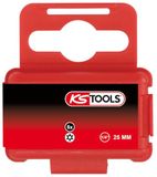 KS Tools 918.3631 1/4" TORSIONpower Bit Torx, 25mm, TB30, met boring, 5 per pak