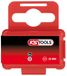 KS Tools 918.3631 1/4" TORSIONpower Bit Torx, 25mm, TB30, met boring, 5 per pak