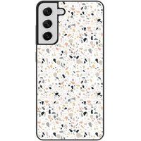 Samsung Galaxy S21 Terrazzo color - Verstevigd hoesje met sublimatie bedrukking
