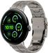 Strap-it Titanium 'Iron' bandje geschikt voor Google Pixel Watch 5 (45 mm) / 4 (45 mm) / 3 (45 mm) - Titanium kleur