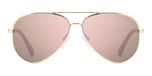 Polaroid Pld 8073/s Lunettes de soleil enfant doré pilote rose 55mm polarisé