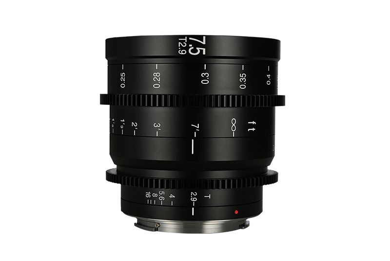 Laowa 7.5mm T2.9 Zero-D S35 Cine - Fujifilm X - Zwart