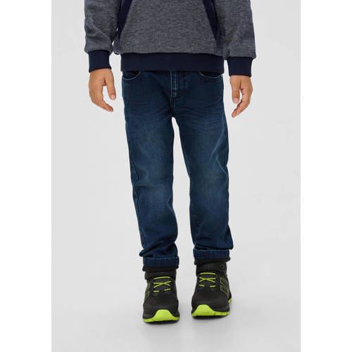 s.Oliver regular fit jeans PELLE donkerblauw