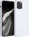 kwmobile telefoonhoesje geschikt voor Apple iPhone 12 / iPhone 12 Pro - Back cover in mat wit