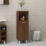 Maison Exclusive - Meuble de salle de bain, marron, aspect chêne, 30x30x95 cm, fibre de bois