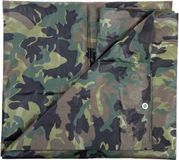 Merkloos Camouflage afdekzeil - groen - 2.85x4 meter - waterdicht