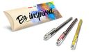 Pentel K110 Hybrid Dual Metallic Effect, dubbele kleur, set van 3 stuks, verschillende kleuren