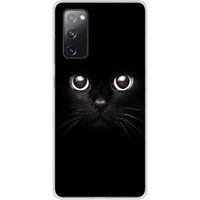 Bedrukte Samsung Galaxy S20 FE Cat Eyes Siliconen hoesje
