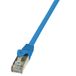 LogiLink Câble réseau F/UTP Cat.5e 3m Bleu
