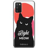 ERT GROUP mobiel telefoonhoesje voor Samsung A02S origineel en officieel erkend Babaco patroon Cats 004