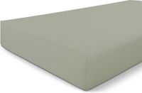 Byrklund Jersey Hoeslaken - Hoeslaken 160x200 - 100% Katoen - Grijsgroen