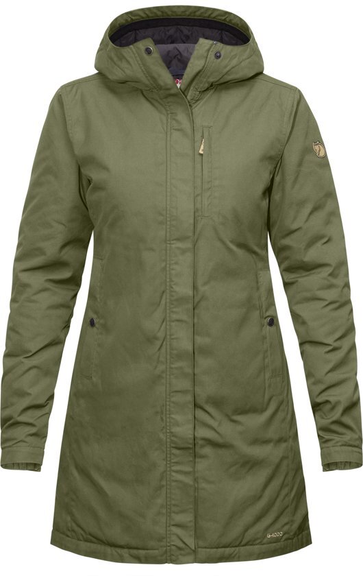 Fjällräven Kiruna Padded Parka Jas - Dames - Green