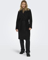 ONLY ONLALVILDA LIFE WRAP COAT OTW NOOS Women's Long Coat - Black - XL