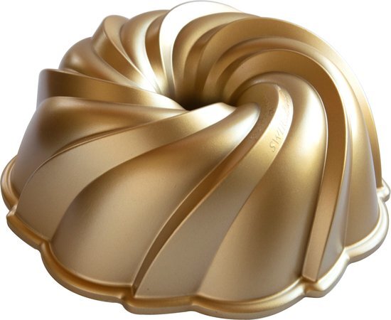 Nordic Ware - Aluminium gegoten vorm Swirl Ø 26 x 10 cm, extra kwaliteit, Made in USA