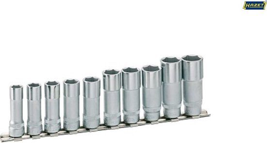 Hazet Doppenassortiment 3/8" 10-delig - 880 Lg/10 H zeskantsleutelset