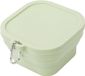 Boîte repas pliable en silicone réglable sans marque