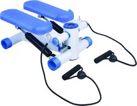 Aidapt Aerobic Home Stepper Fitness Oefenaar met Elastische Stretch Touwen en LCD Workout Statistieken Display