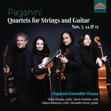 Outhere Paganini Ensemble Vienna - Paganini: Quartets For Strings And Guitar Nos. 7, 14 & 15 (CD)