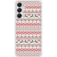 Rendier Siliconen hoesje compatibel met Samsung Galaxy A05S Kersttrui rendier