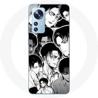 Maniacase Hoesje voor Xiaomi Mi 12 / 12X Aanval van de Titanen Manga Levi Ackerman Maniacase