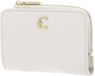 COCCINELLE Leren portemonnee C-Me Wallet Pearl crème