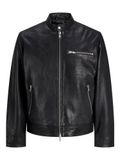 Jack & Jones Leren jas Zwart XXL