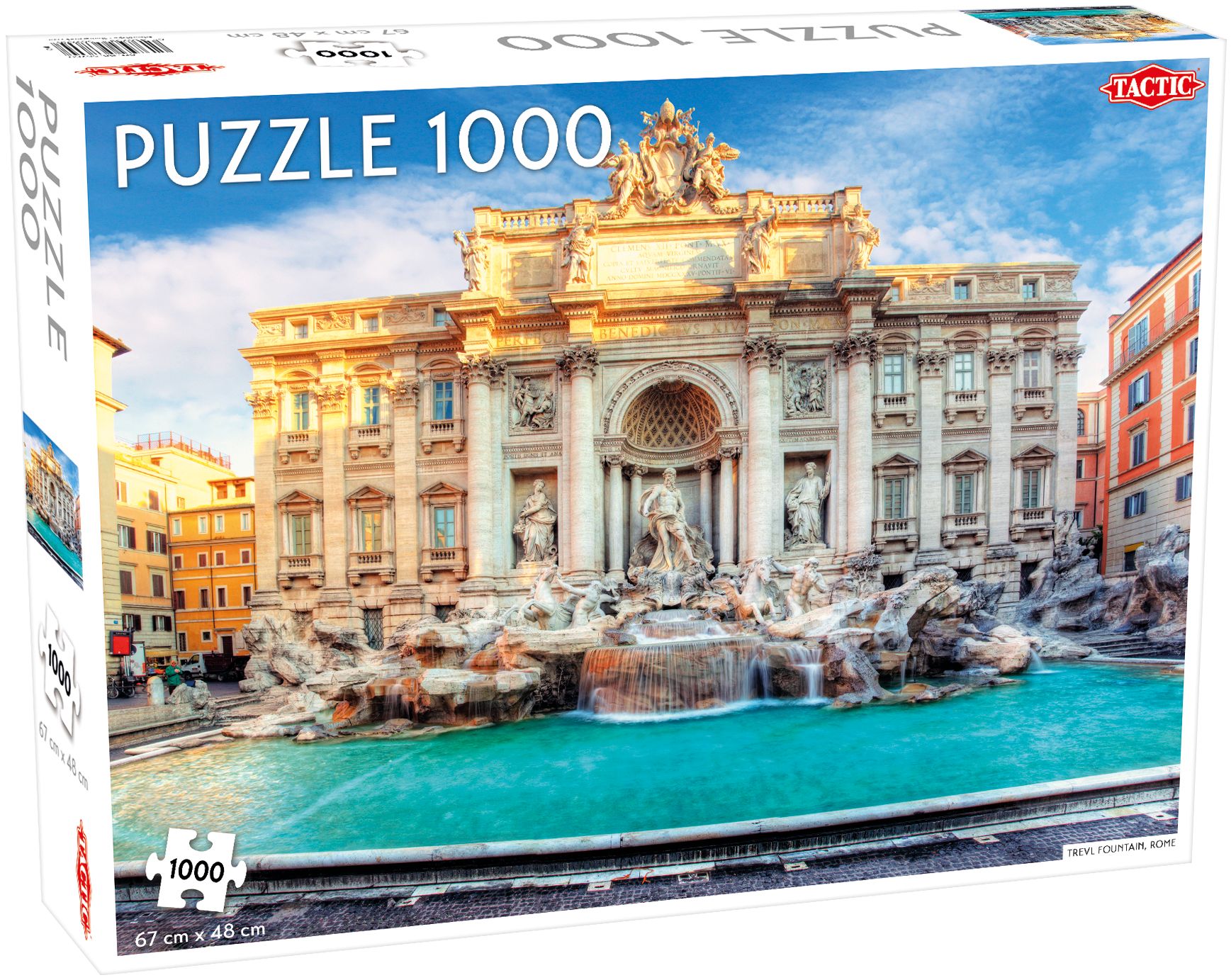 Tactic Around the World: Trevi Fountain Rome - 1000 stukjes