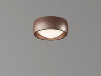 Artdelight Plafondlamp Montana Ø 15 cm koper brons