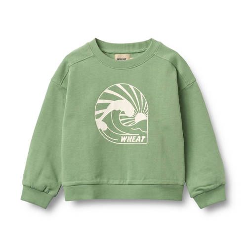 Wheat sweater groen