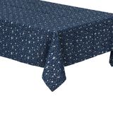 Merkloos Tafelkleed Donkerblauw 140x360cm Silver Galaxy Katoen Rechthoekig