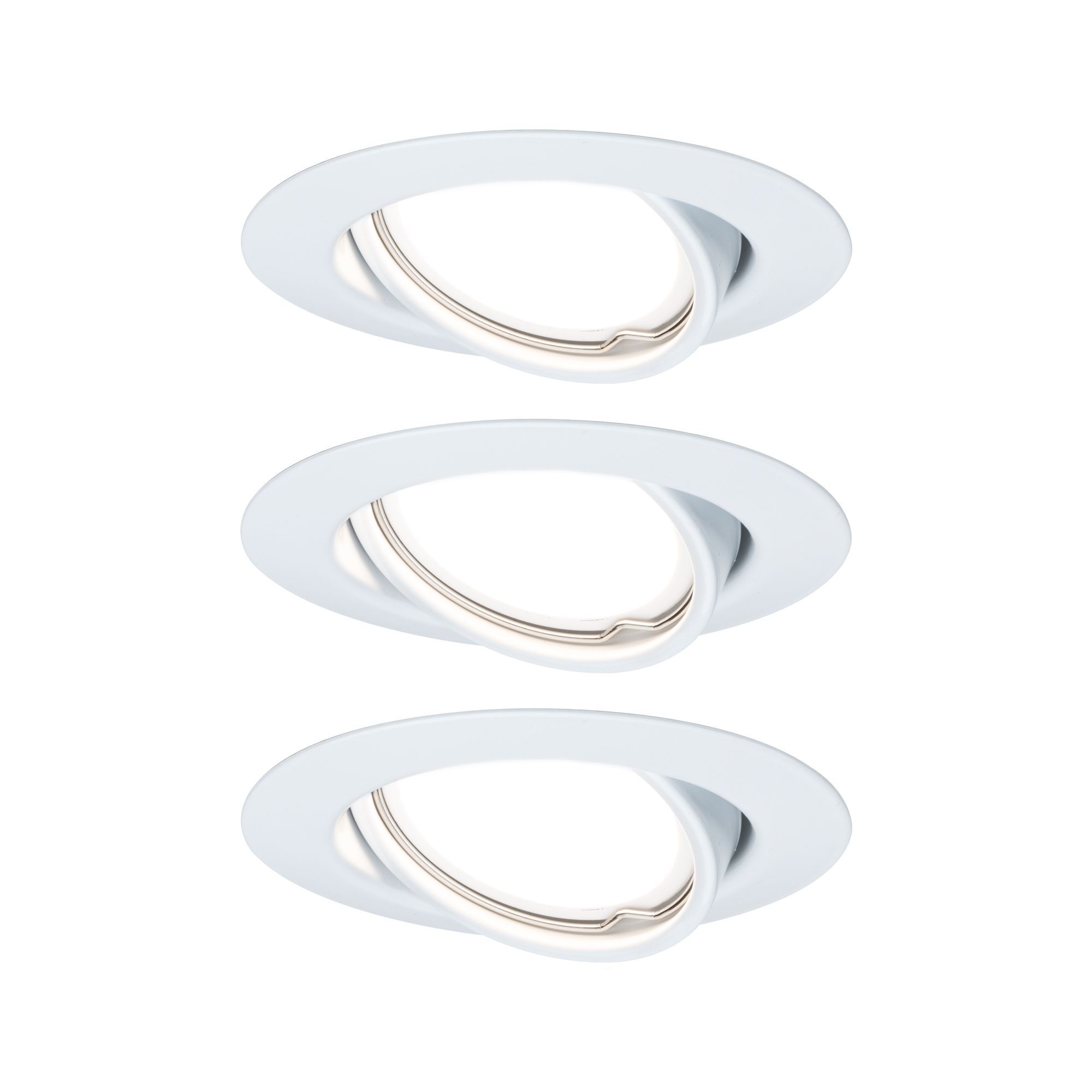 Paulmann EBL Base rond zwenkbaar LED Spot Set - 3x5W GU10 - Wit