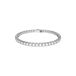 Swarovski Matrix Tennis Armband Metaal Zilverkleurig Wit