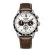 Citizen CA4714-04A Horloge - Leer - Bruin - Ø 40 mm